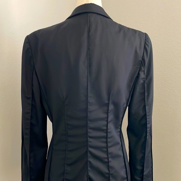 Valentino Miss V Black Pantsuit Size 8 Vintage Valentino - Picture 11 of 16